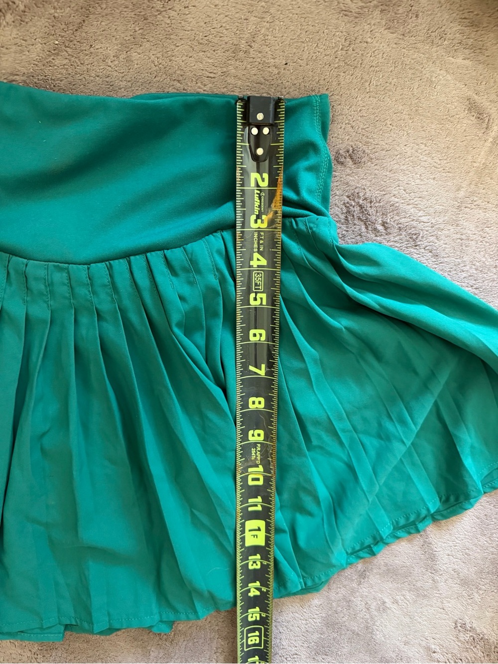 all in motion Green Pleated Skirt Set with Matching Tank - Picture 6 of 8